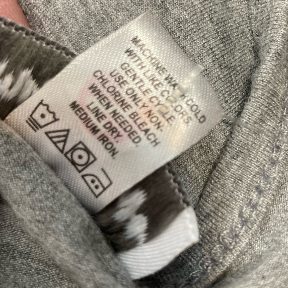 NWT Times Two Maternity Maxi Dress Short Sleeve Heathered Gray XL 12022 - Picture 3 of 8